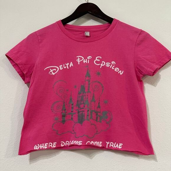 Delta Phi Epsilon Disney Cropped Tee - Picture 4 of 4